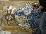 Византийская мозаика,  выполненная под заказ