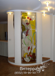 Декорирование стекол в интерьере